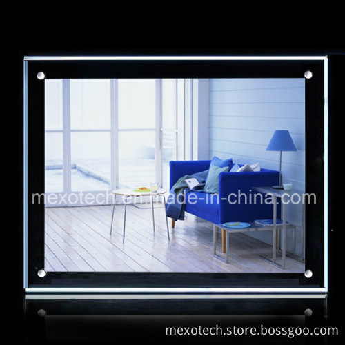 Table Putting LED Acrylic Photo Frame Picture Light Box (CST01-A4L)